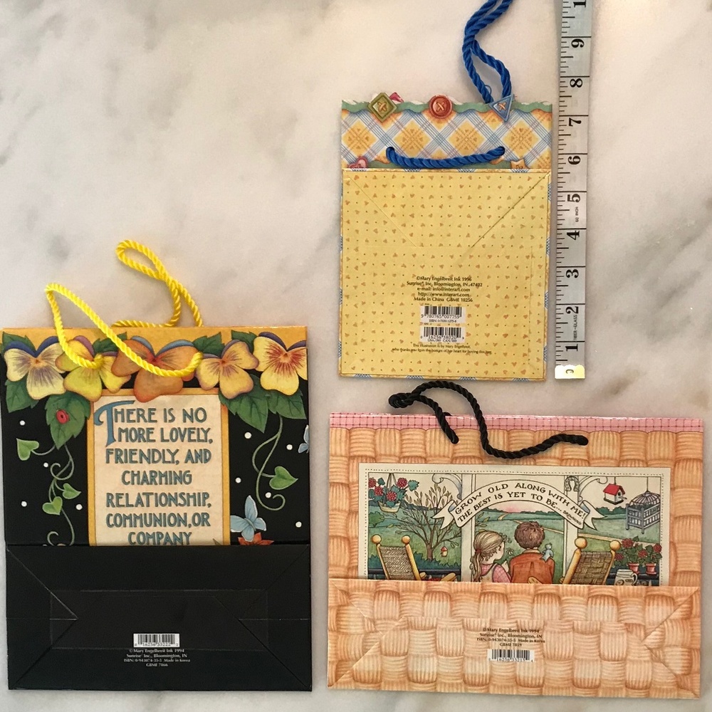 Vintage Mary Engelbreit Set of Gift Bags - Picture 3 of 3